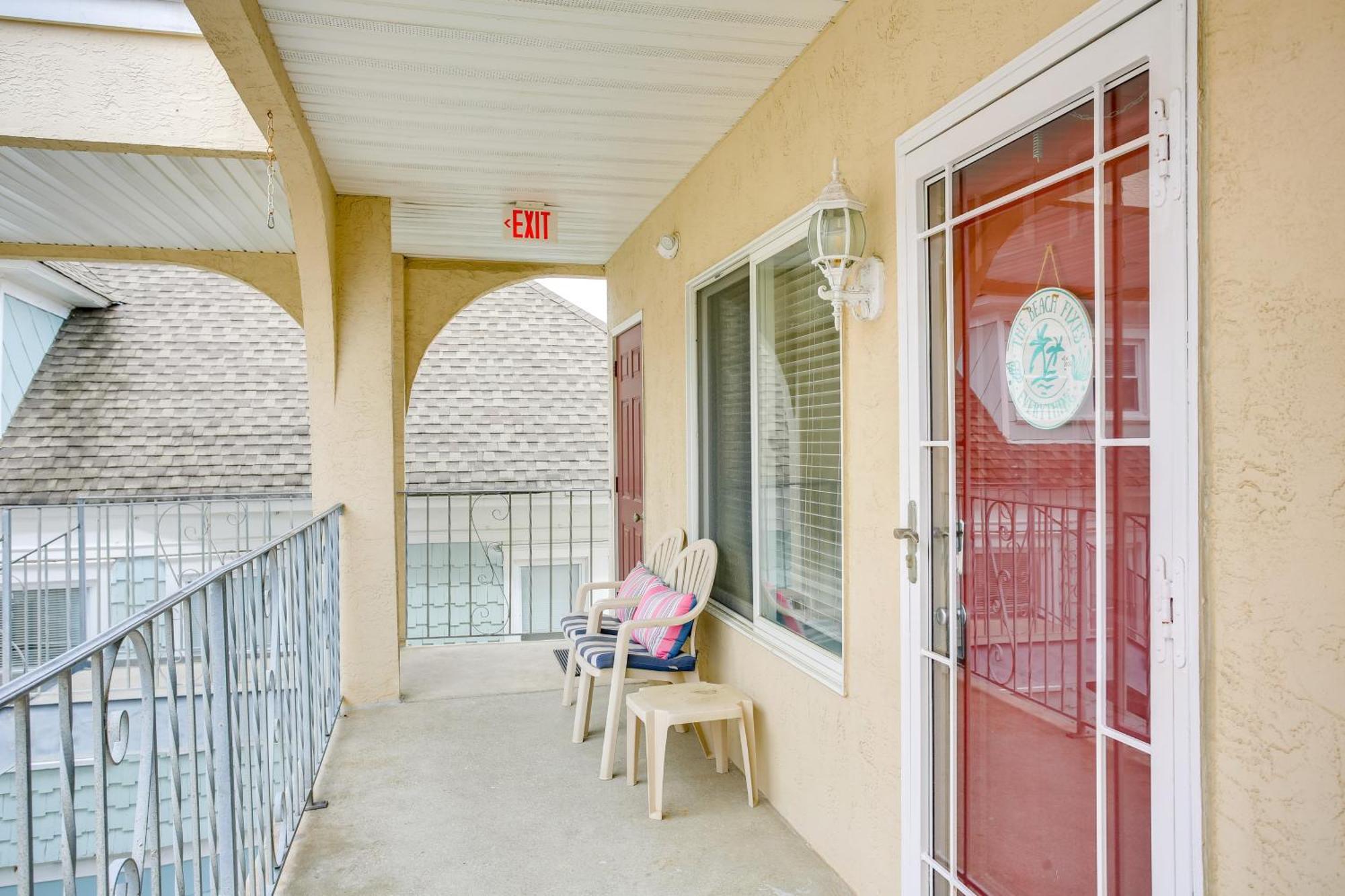 Quaint Wildwood Condo About Walk To Beach! Bagian luar foto